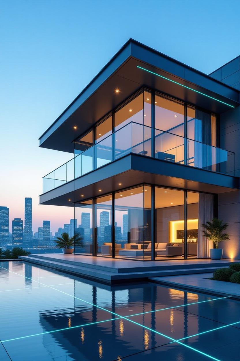 City-view modern home